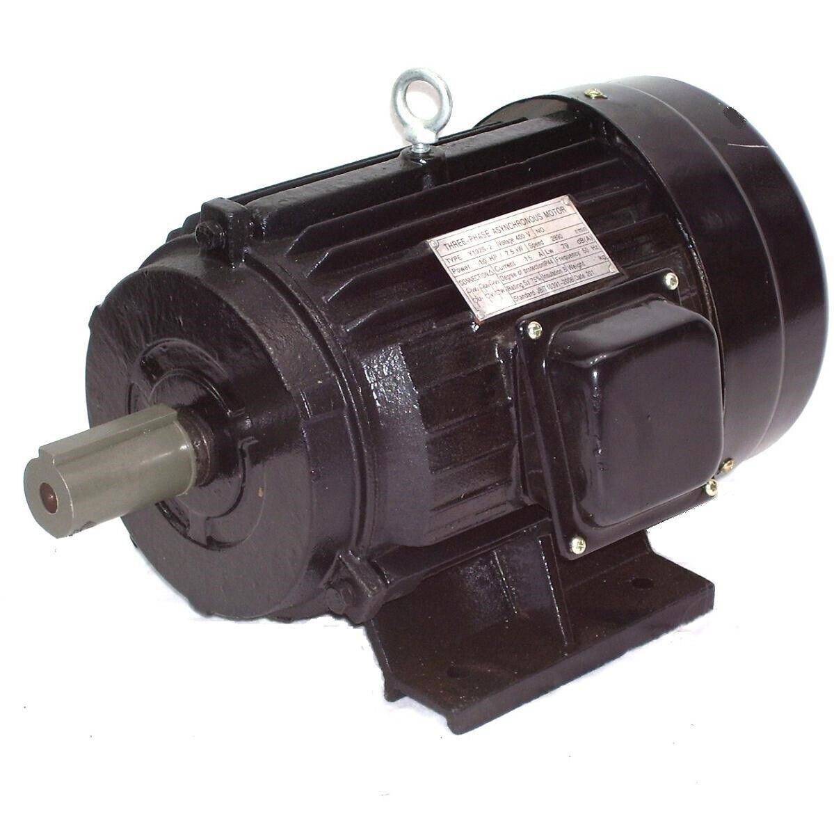 Apex Elektrowerkzeug-Set Elektromotor 7,5 kW 38mm Welle Drehstrommotor 3000, 1-tlg.