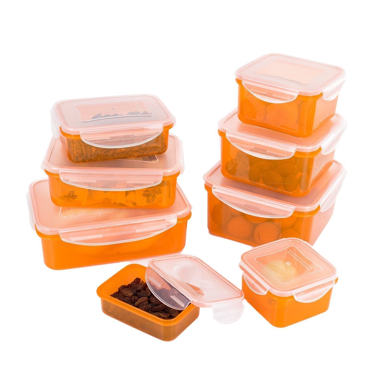 Neuetischkultur Frischhaltedose Frischhaltedosen 24-teiliges Set, Kunststoff, (Set, 24-tlg), Lebensmitteldose
