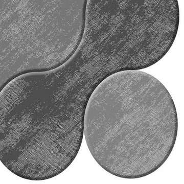 Badematte ANR1588, Grau, Badematten, 1300 gr/m², 100% POLYESTER Mijolnir