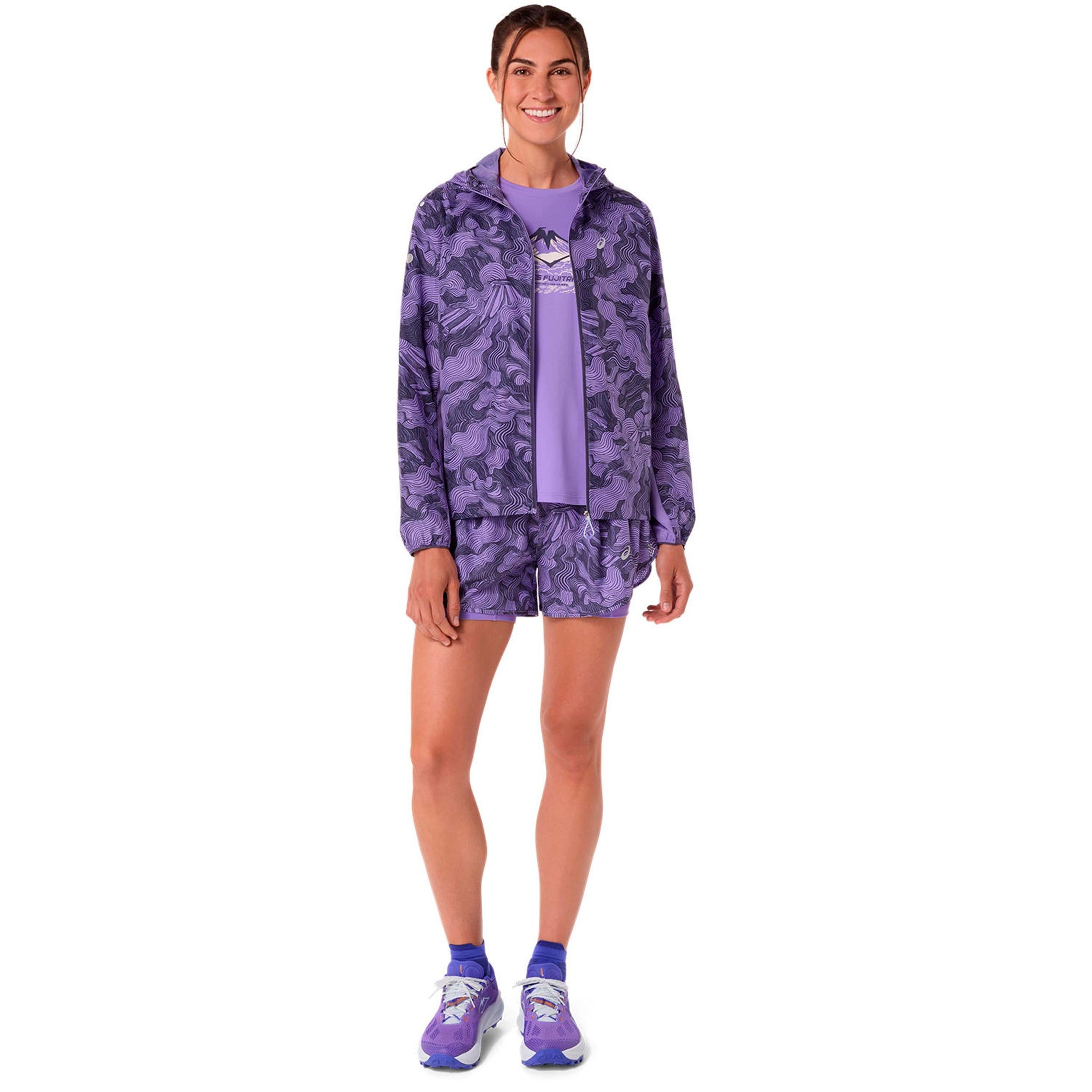 Asics Laufshorts Road AOP 2in1 3.5in