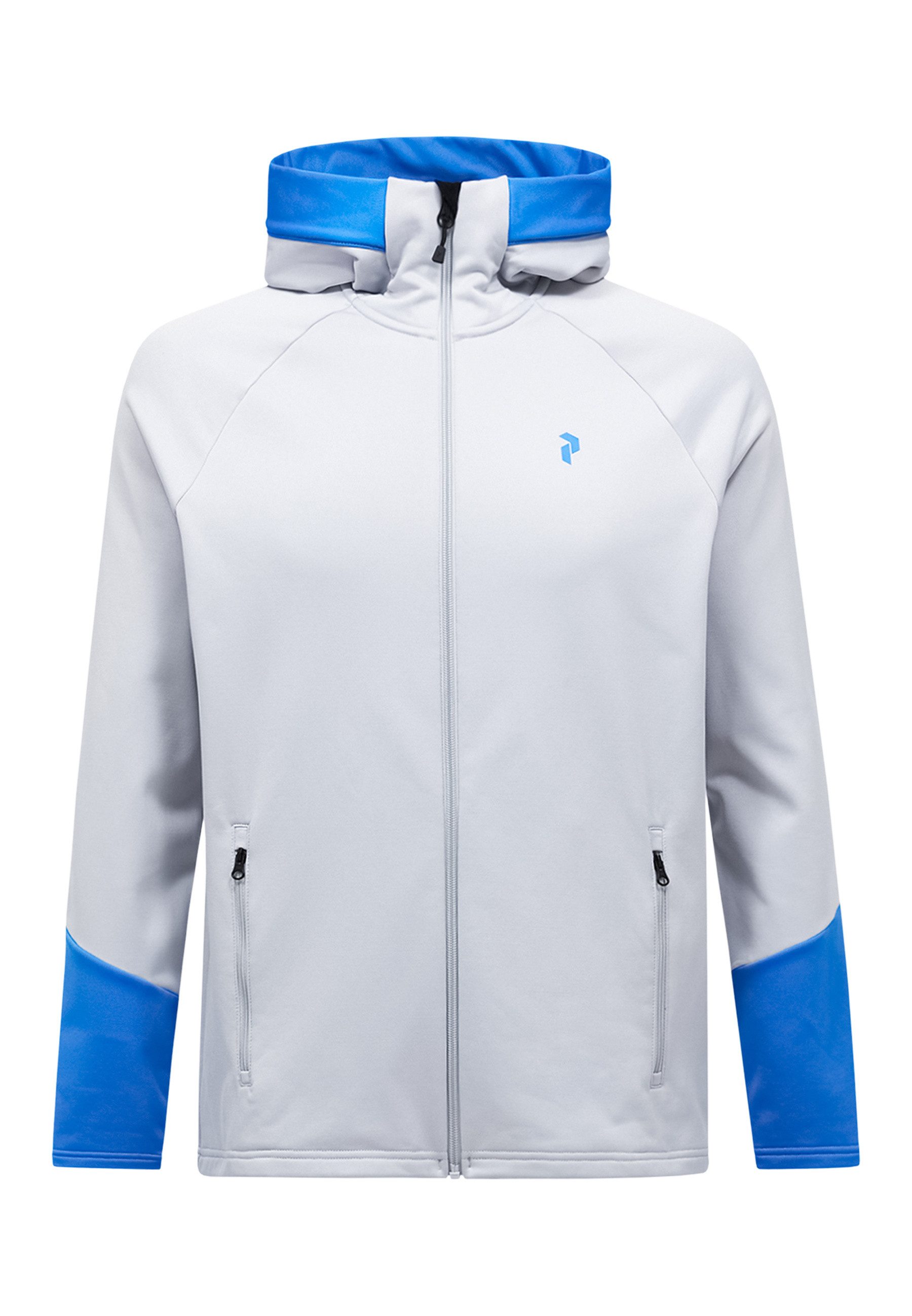 Peak Performance Fleecejacke M Rider Essentials Midlayer Zip Hood mit sportivem Design