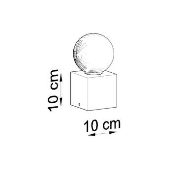 SOLLUX lighting Tischleuchte ARIZ, ohne Leuchtmittel, Verteiltes Licht