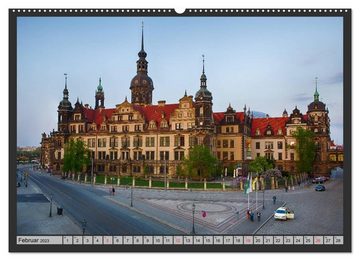 CALVENDO Wandkalender Burgen und Schlösser um Dresden (Premium, hochwertiger DIN A2 Wandkalender 2023, Kunstdruck in Hochglanz)
