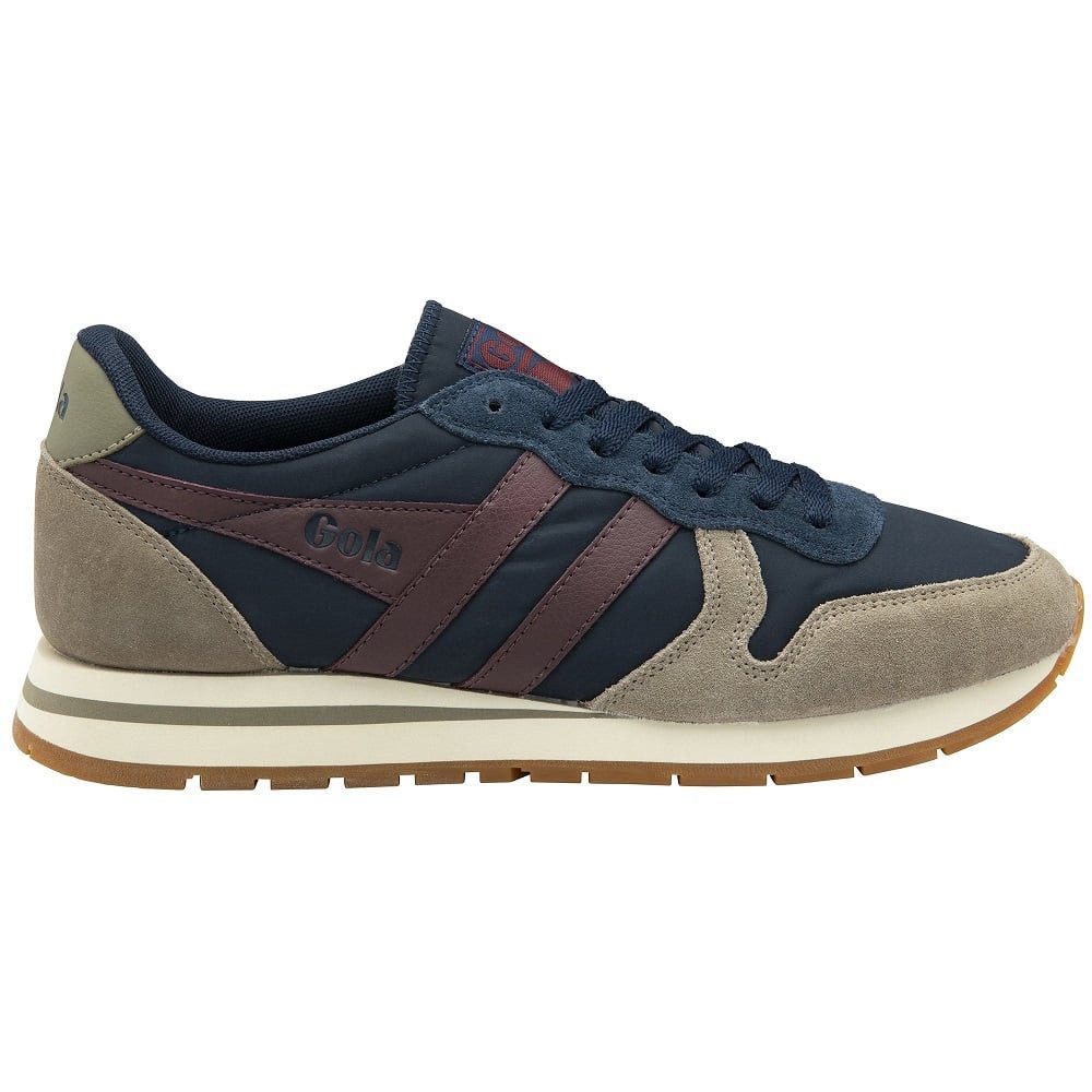 Gola Daytona Chute navyblau/dunkelrot/hellbraun Herren Sneaker