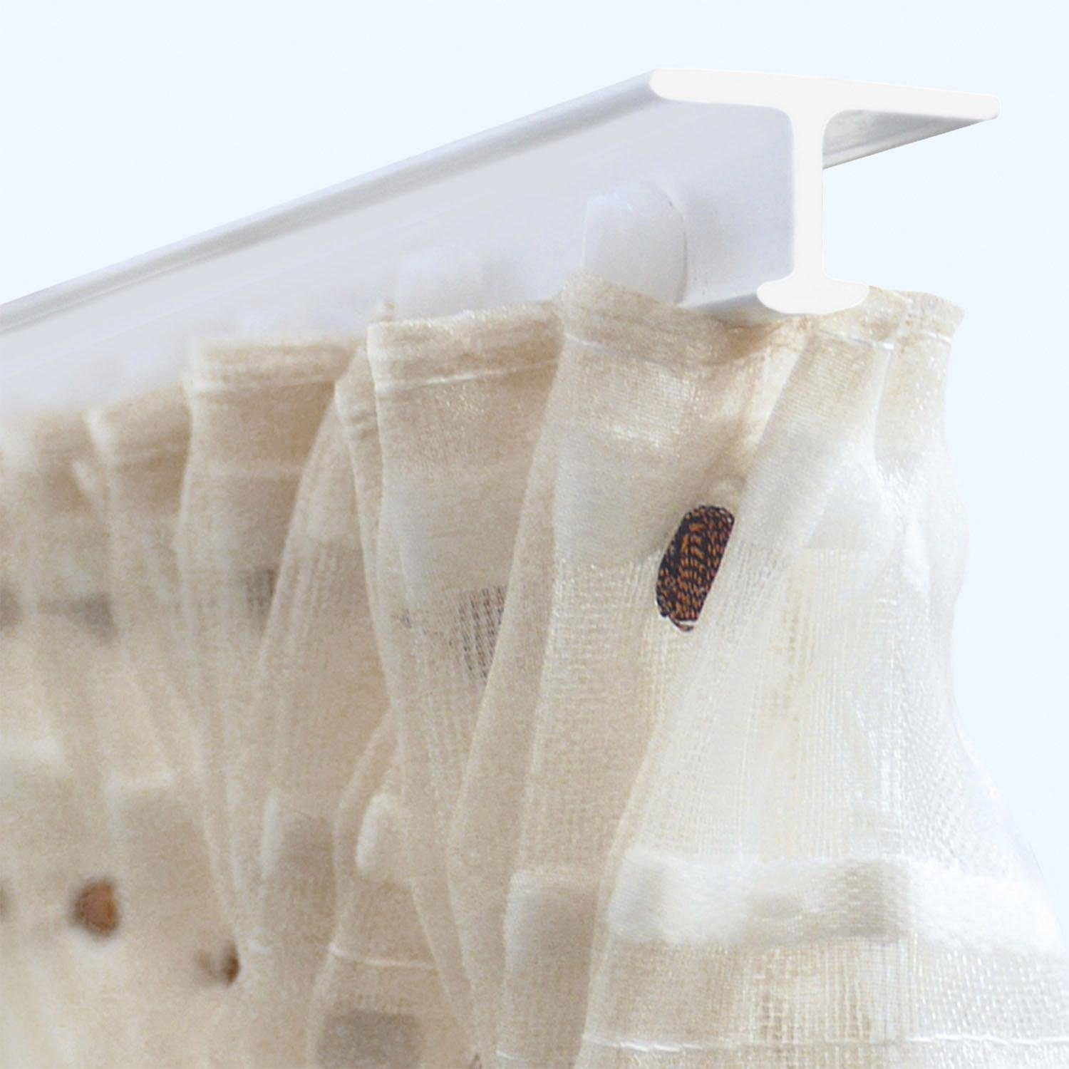 Good Life Faltenrolle Teva, T-Schienen, (Packung, 20-St), für T-Schienen