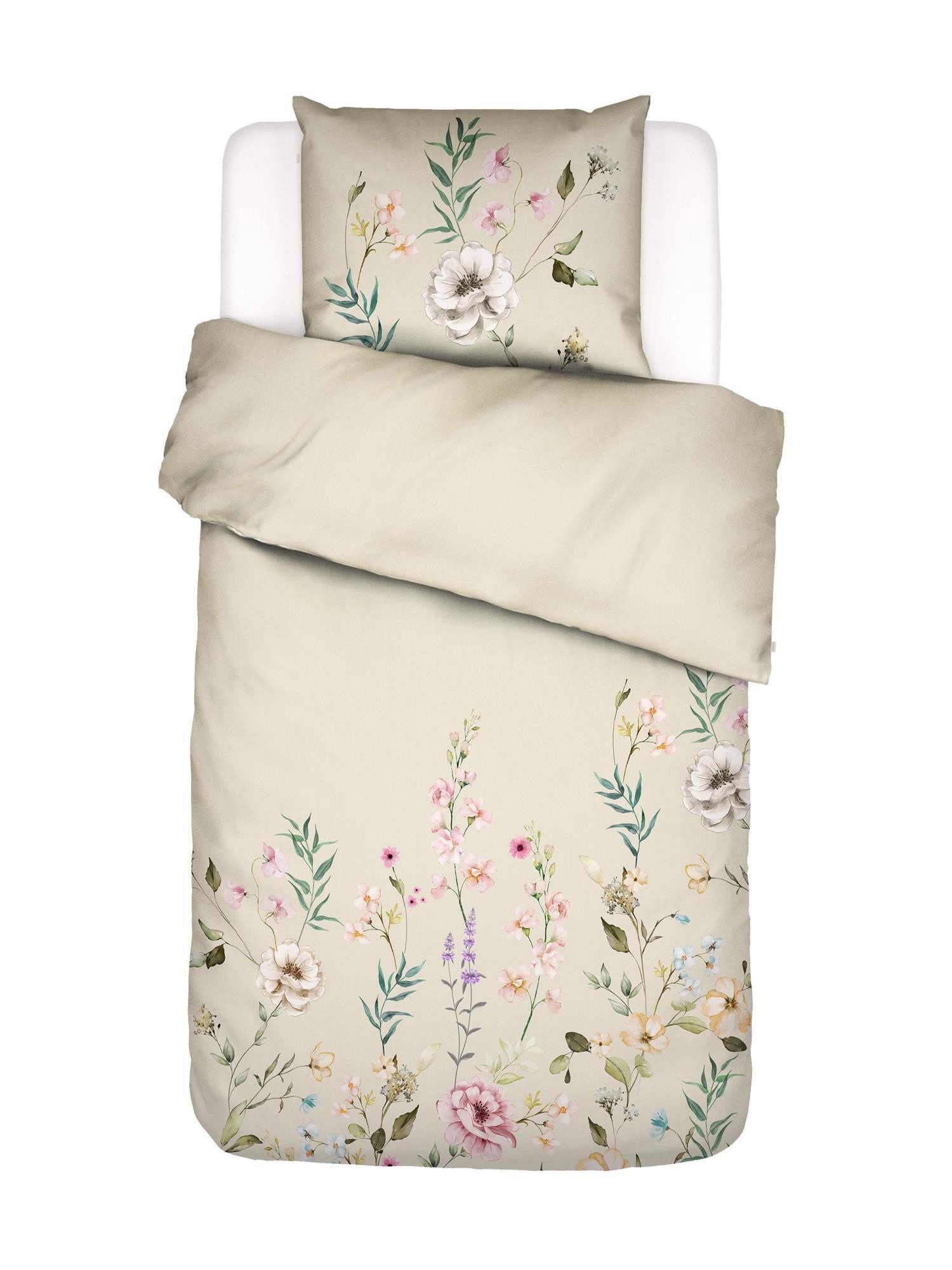 Essenza Bettwäsche Romee, Satin, 2 teilig, mit floralem Muster günstig online kaufen