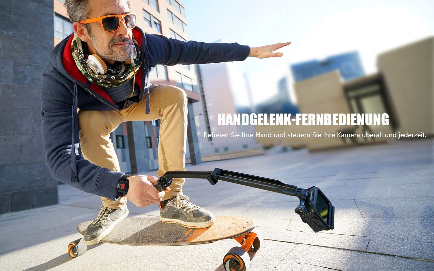 Topcony COOAU 4K Action Cam 20MP 40M Unterwasserkamera WiFi 170 ° Weitwinkel Action Cam (HD 4K, EIS Bildstabilisator Helmkamera 170° Weitwinkel Camcorder, 2.4G Fernbedienung, 2 Akkus und 16 Zubehör Kit Externem Mikrofon)