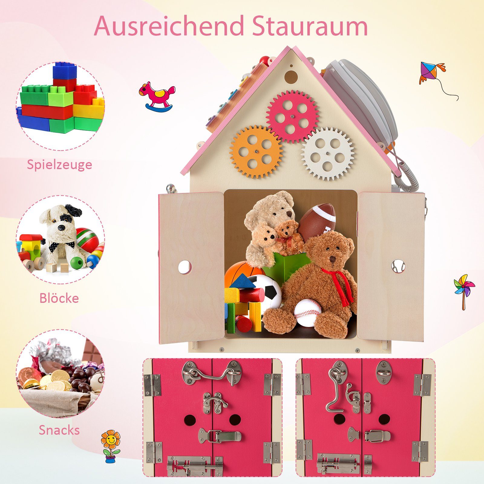 STOBOK Suchspiel Für Kinder - Interaktives Lernspielzeug Mit Bildkarten