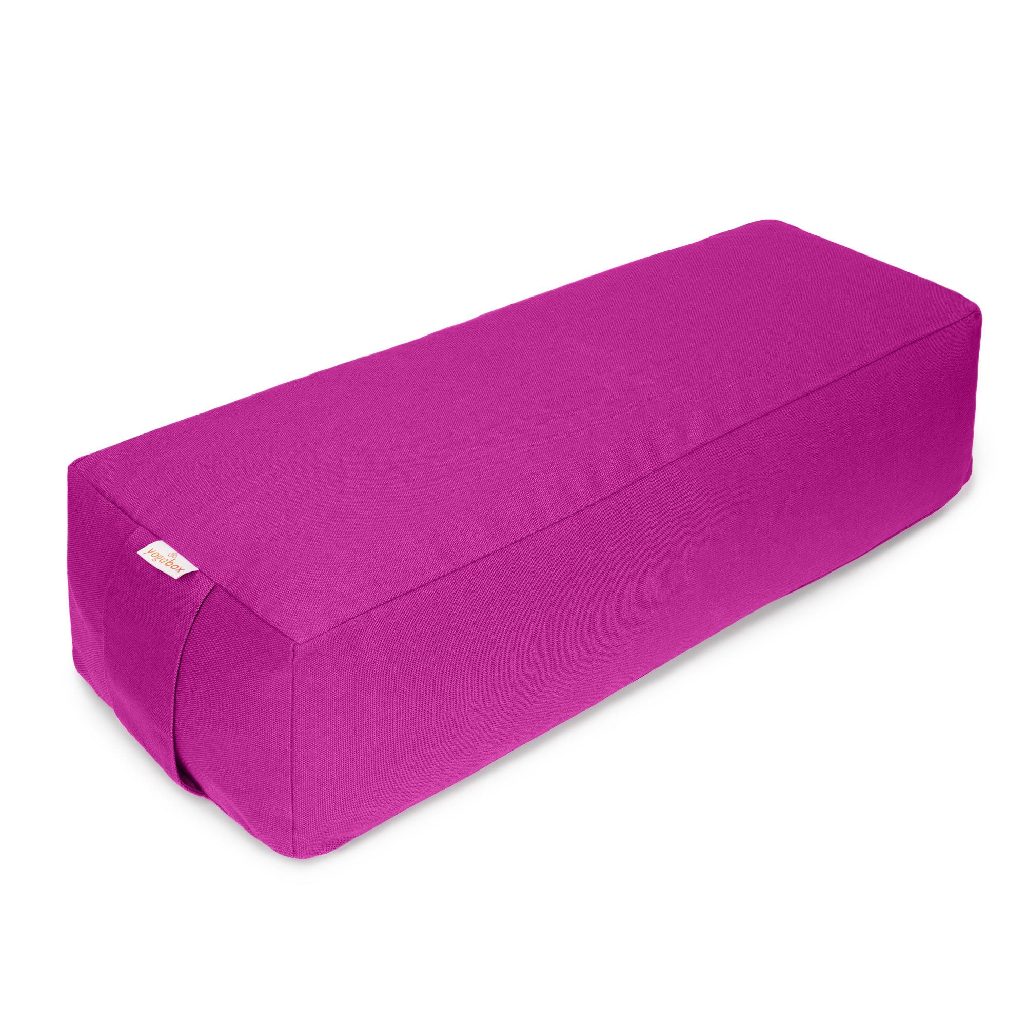 yogabox Yoga Bolster Yoga und Pilates Rechteckbolster BASIC, robust, anpassbare Füllmenge