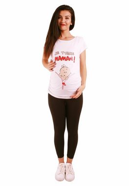 M.M.C. Umstandsshirt Je t’aime maman mit Motiv