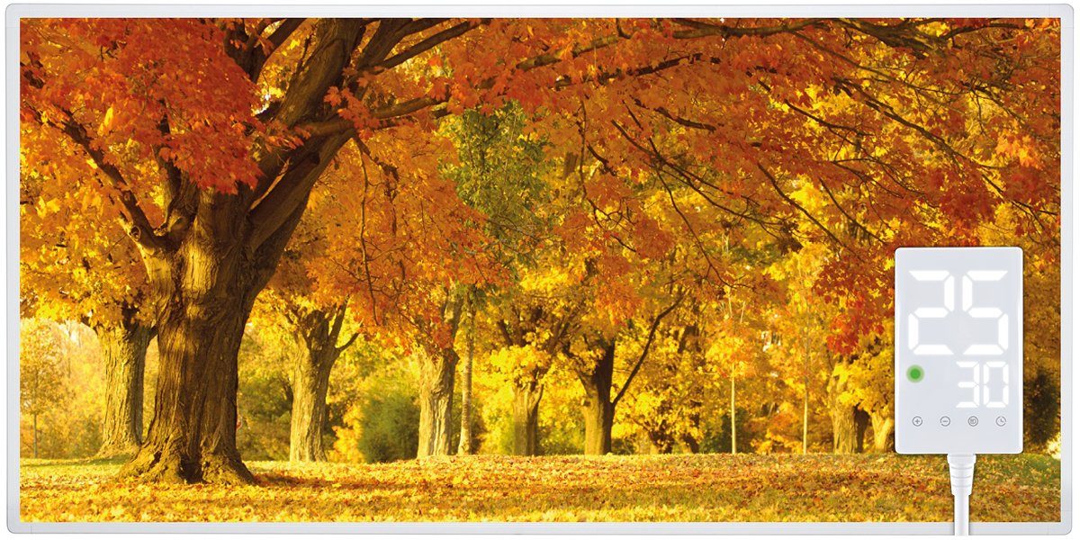 Heidenfeld Infrarotheizung HF-HP105 Herbst Elektroheizung mit Thermostat, 3 günstig online kaufen