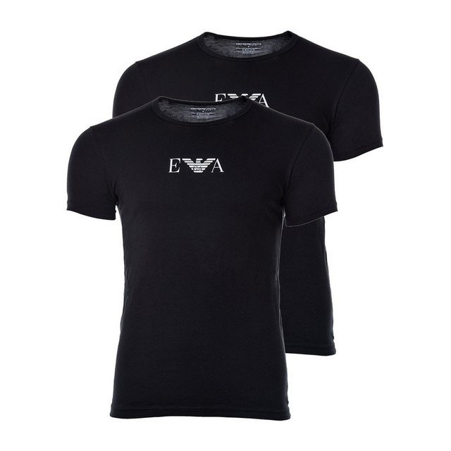 Emporio Armani T-Shirt Herren T-Shirt 2er Pack Baumwolle (Packung, 2er Pack günstig online kaufen