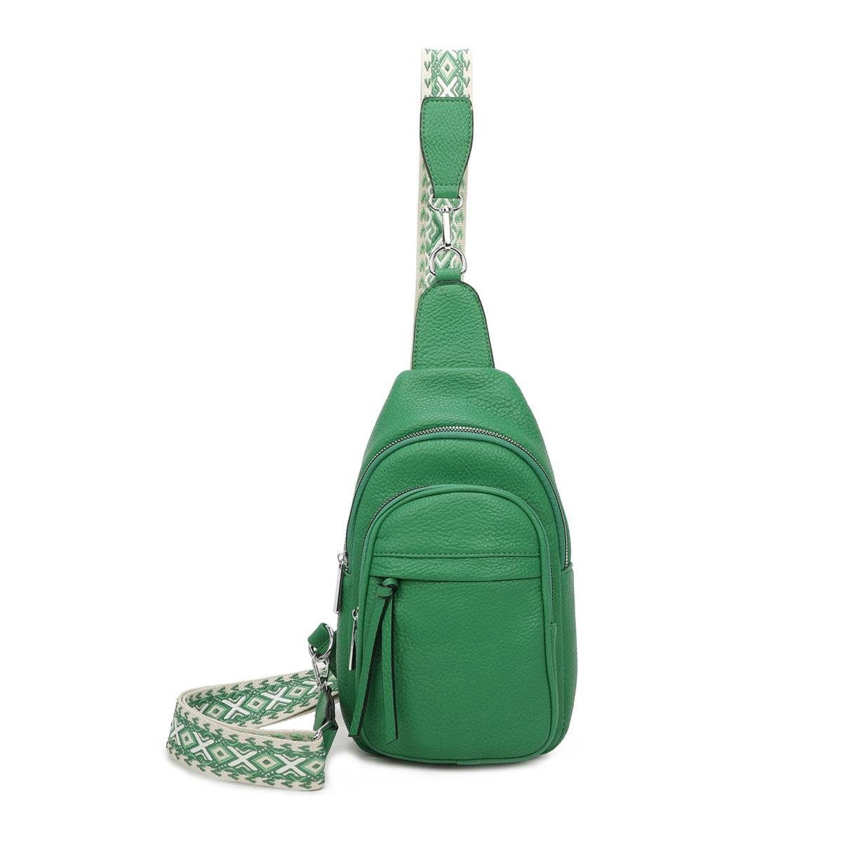 Schultertasche UNISEX Sling Tasche Cross Over Brust Body Bag Umhängetasche Rucksack