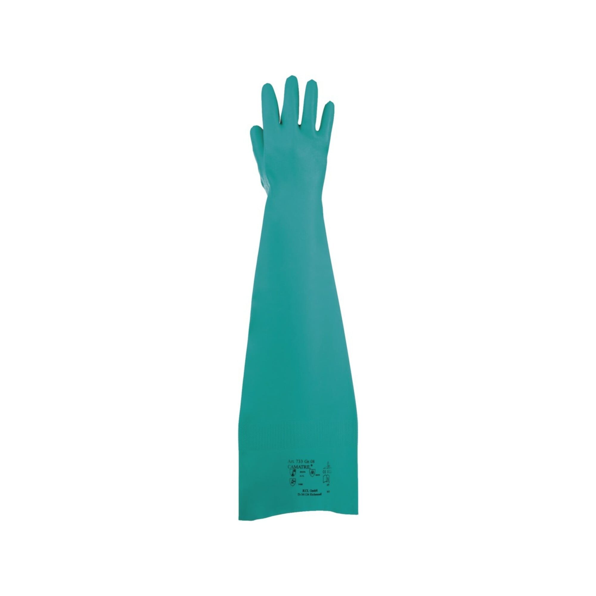 Honeywell Chemikalien-Schutzhandschuhe Honeywell Handschuh Camatril 733, 600 mm,Gr. 9,grün