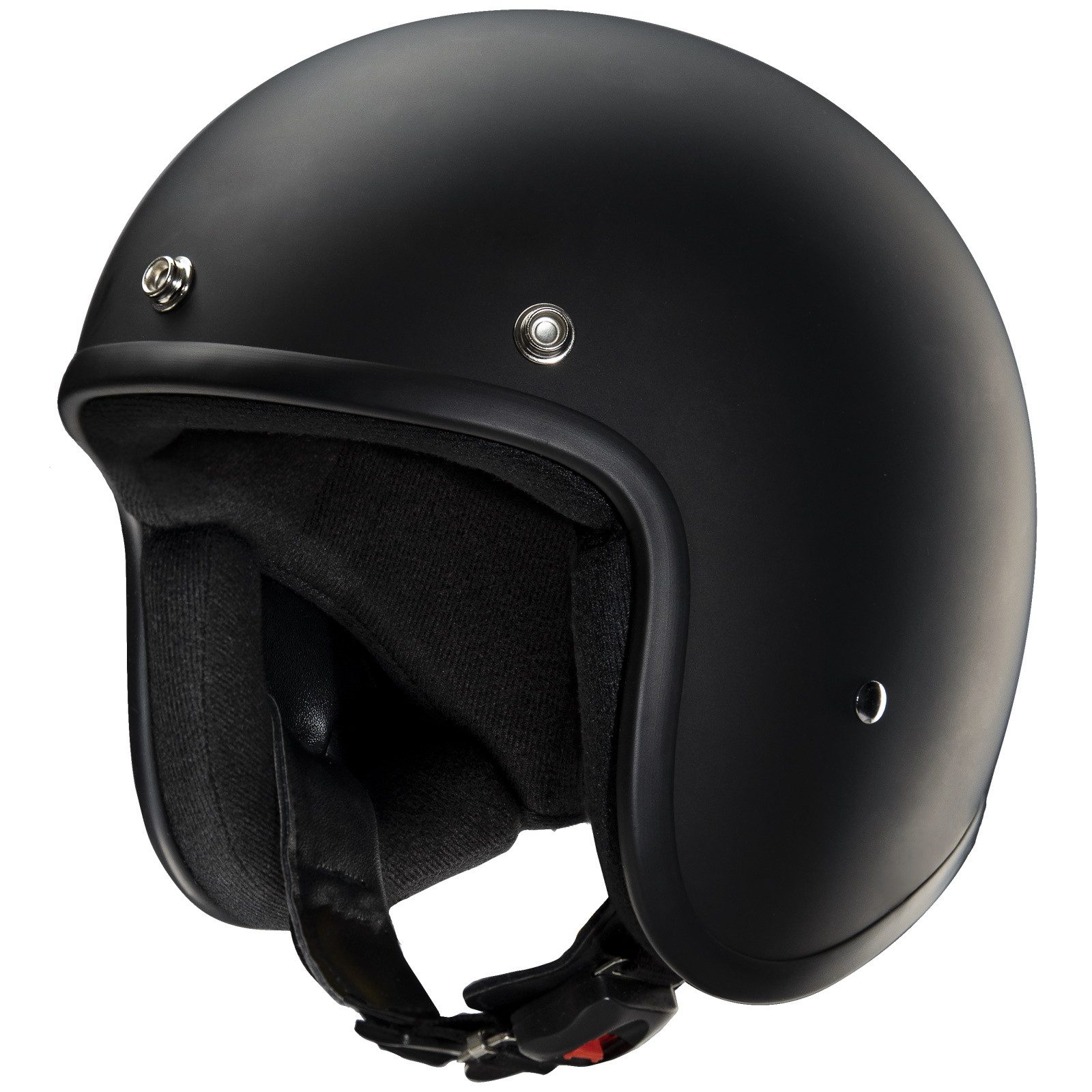 Kochmann Boots Motorradhelm Kochmann RB-674 Jethelm Matt-Schwarz (1er Set), jethelm für motorrad
