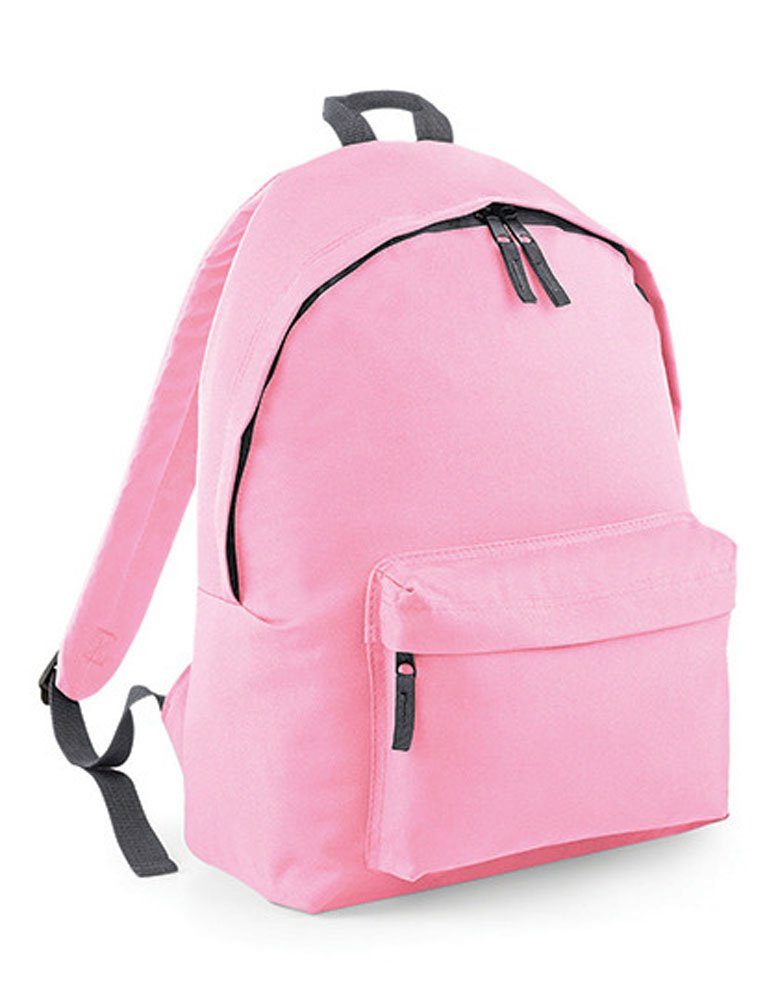 Goodman Design Freizeitrucksack BG125 Rucksack im Retro Style Fashion Backpack, gewebter Tragegriff Rosa