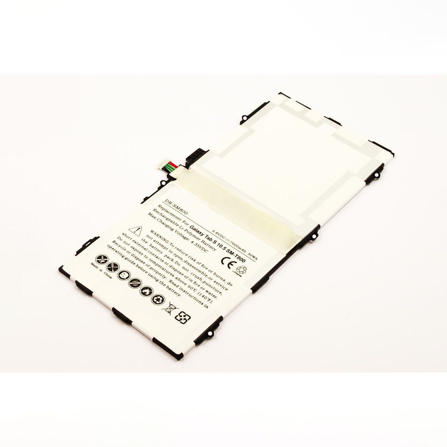 MobiloTec Akku kompatibel mit Samsung Galaxy Tab S 10.5 Akku Akku 7900 mAh (1 St)