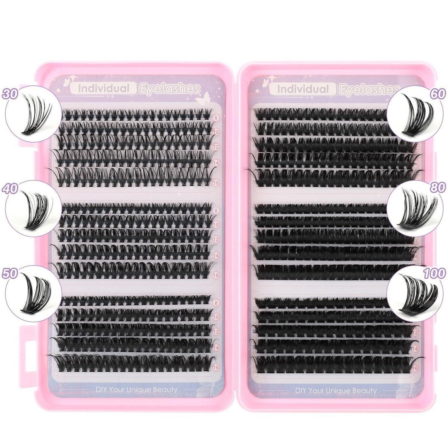 LuxusKollektion Einzelwimpern Einzelwimpern Kit D Curl 30D-100D