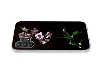 MuchoWow Handyhülle Orchidee - Blume - Rosa, Handyhülle Samsung Galaxy A32 5G, Smartphone-Bumper, Print, Handy