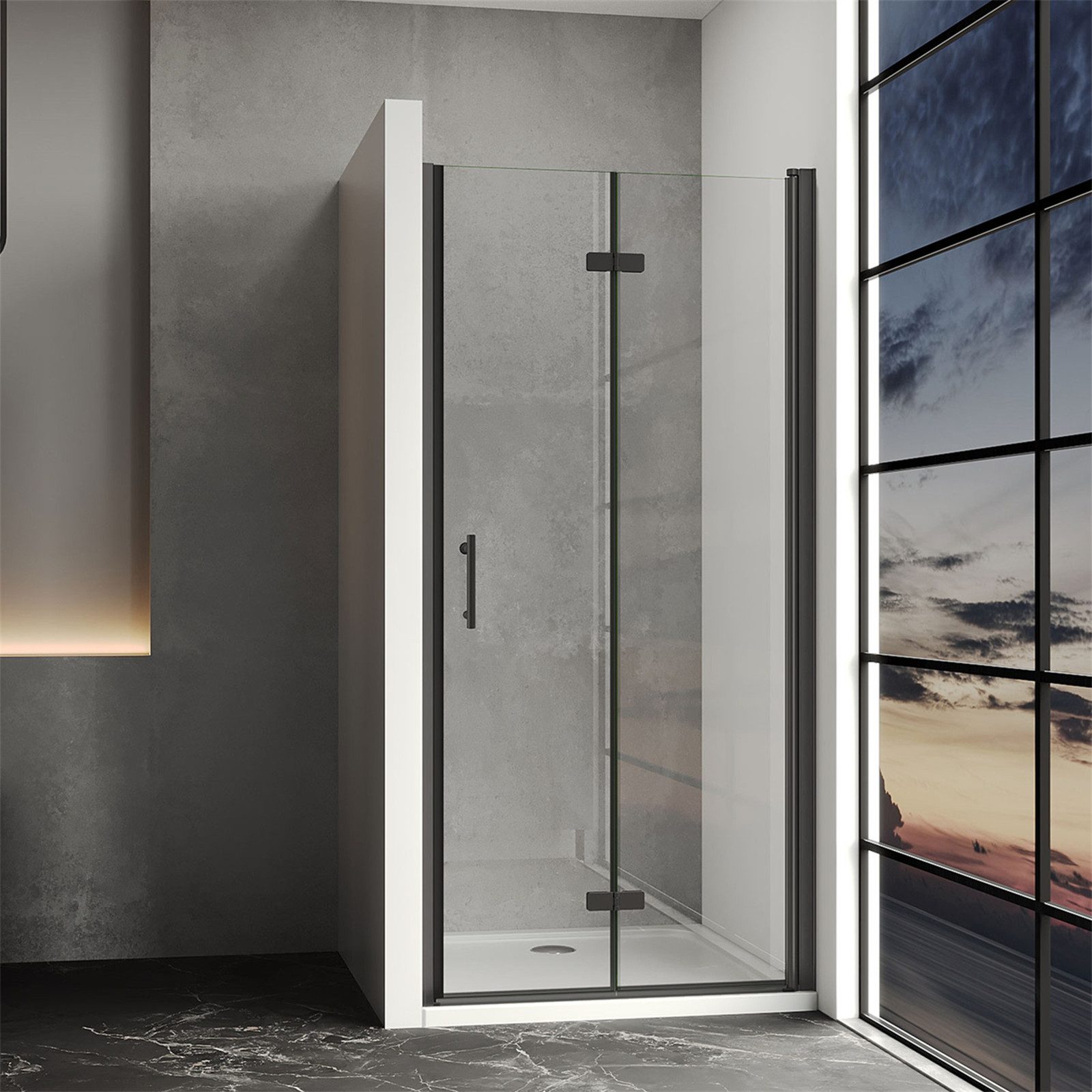 IMPTS Dusch-Drehtür Dusche Nische Duschtür Nischendusche, 70x195 cm, Sicher günstig online kaufen