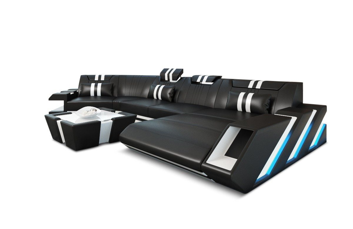 Sofa Dreams Wohnlandschaft Ledercouch Sofa Leder günstig online kaufen