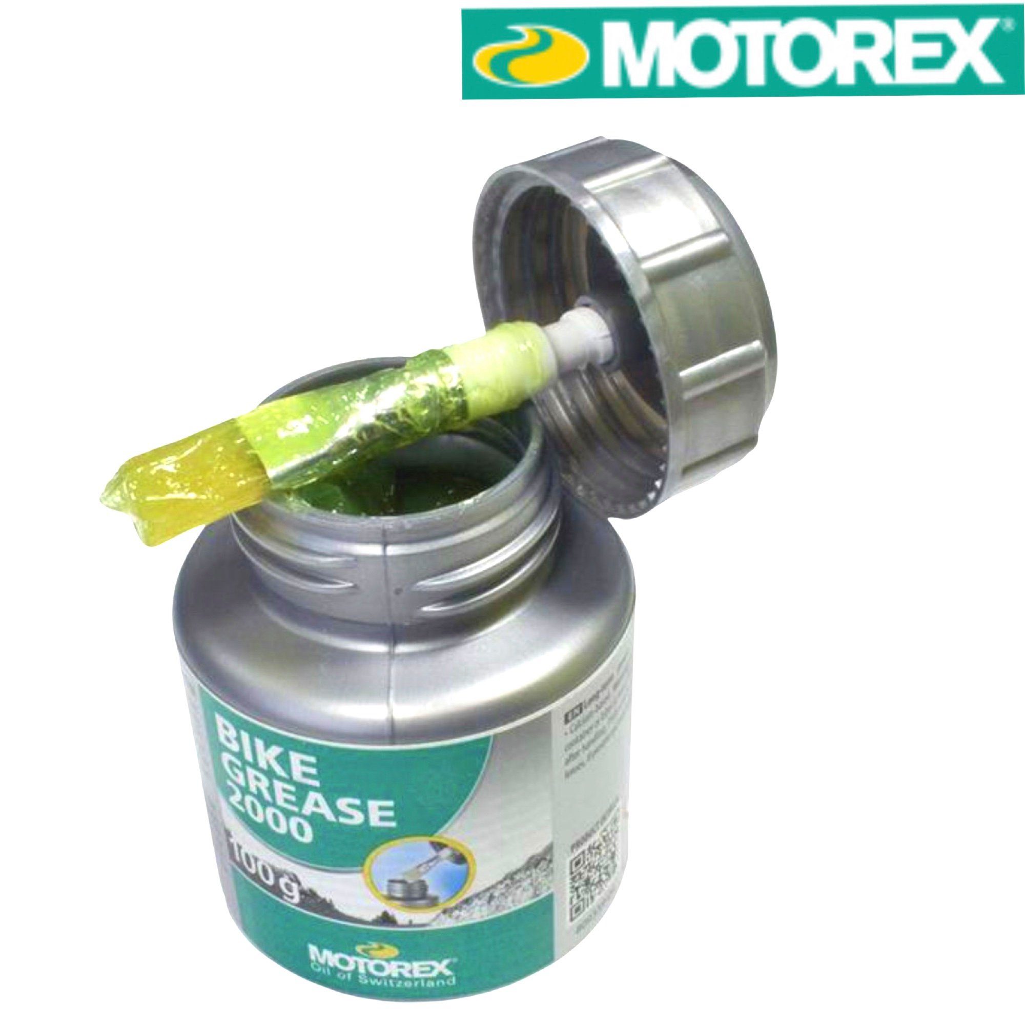 Motorex Fahrrad-Montageständer Motorex Bike Grease 2000 MTB Fahrrad Werkstatt Fett Dose + Pinsel 100g