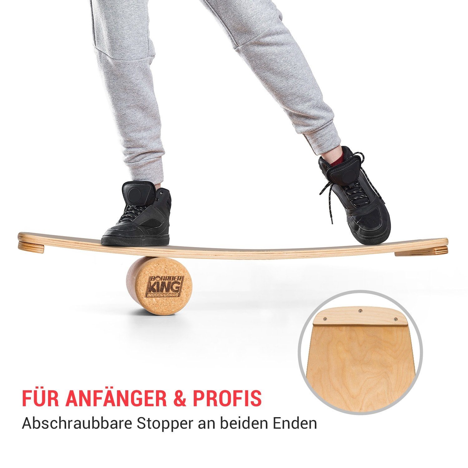 Gleichgewichtstrainer BoarderKING Curved Indoorboard