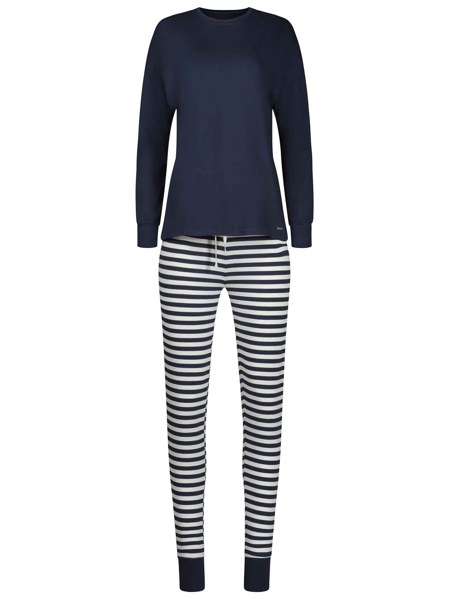 Skiny Pyjama Damen Pyjama lang Night In Mix & Match (Stück, 1 tlg) günstig online kaufen