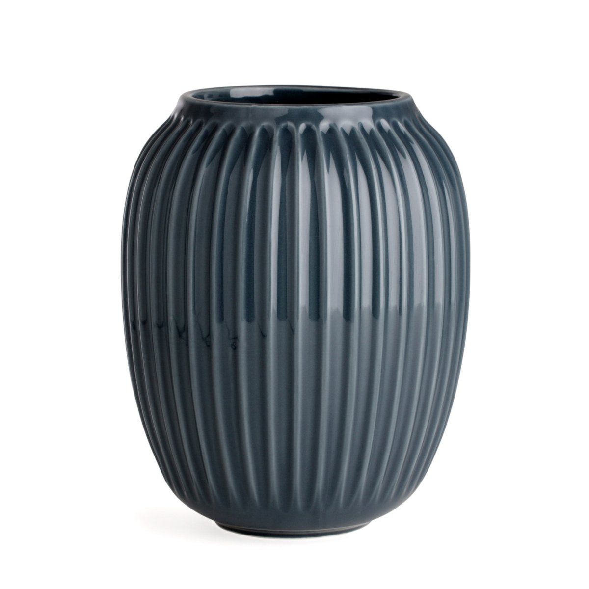 Kähler Tischvase Vase Hammershøi 20 cm, indigo