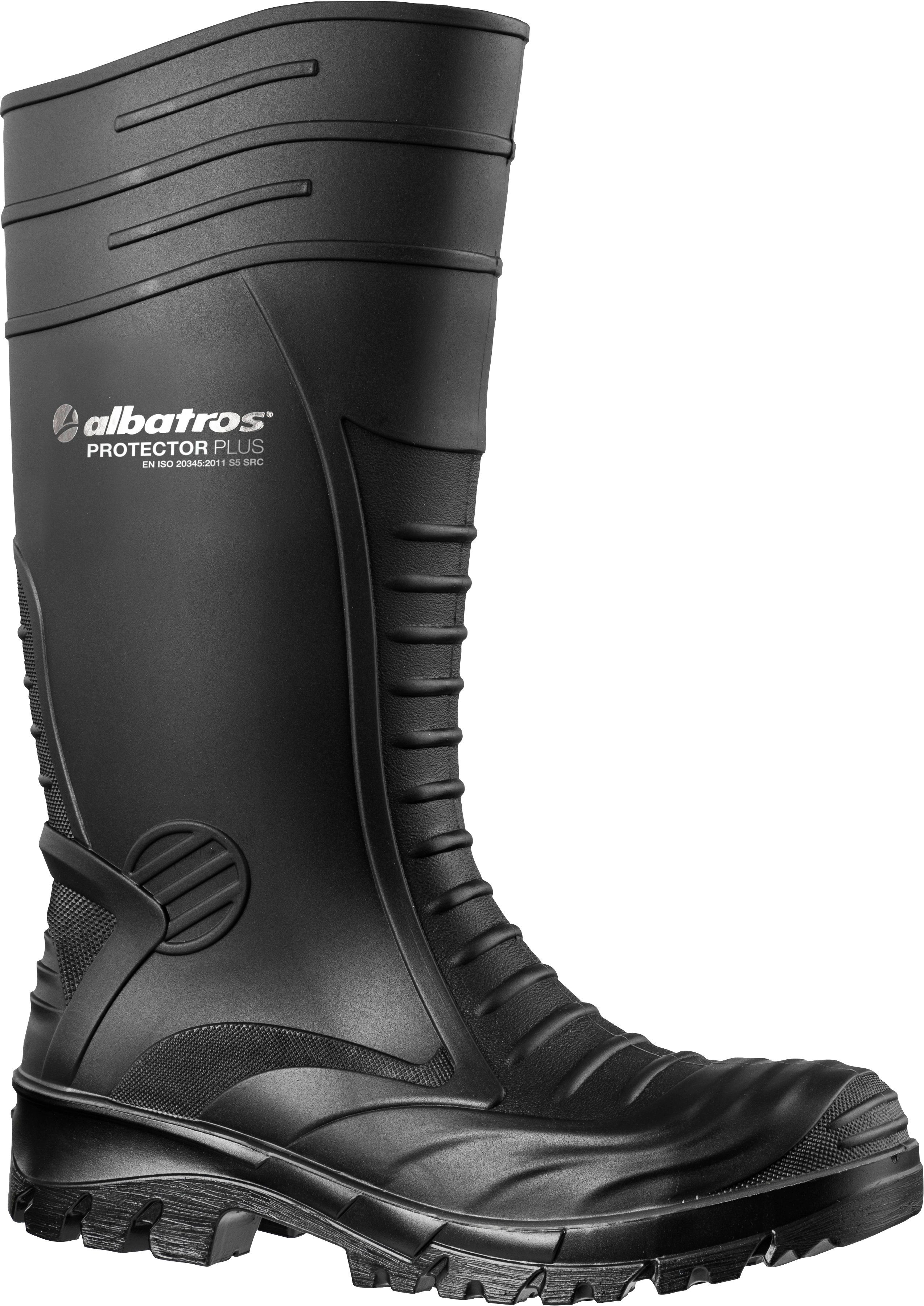 Albatros PROTECTOR PLUS Sicherheitsstiefel An- und Ausziehhilfe