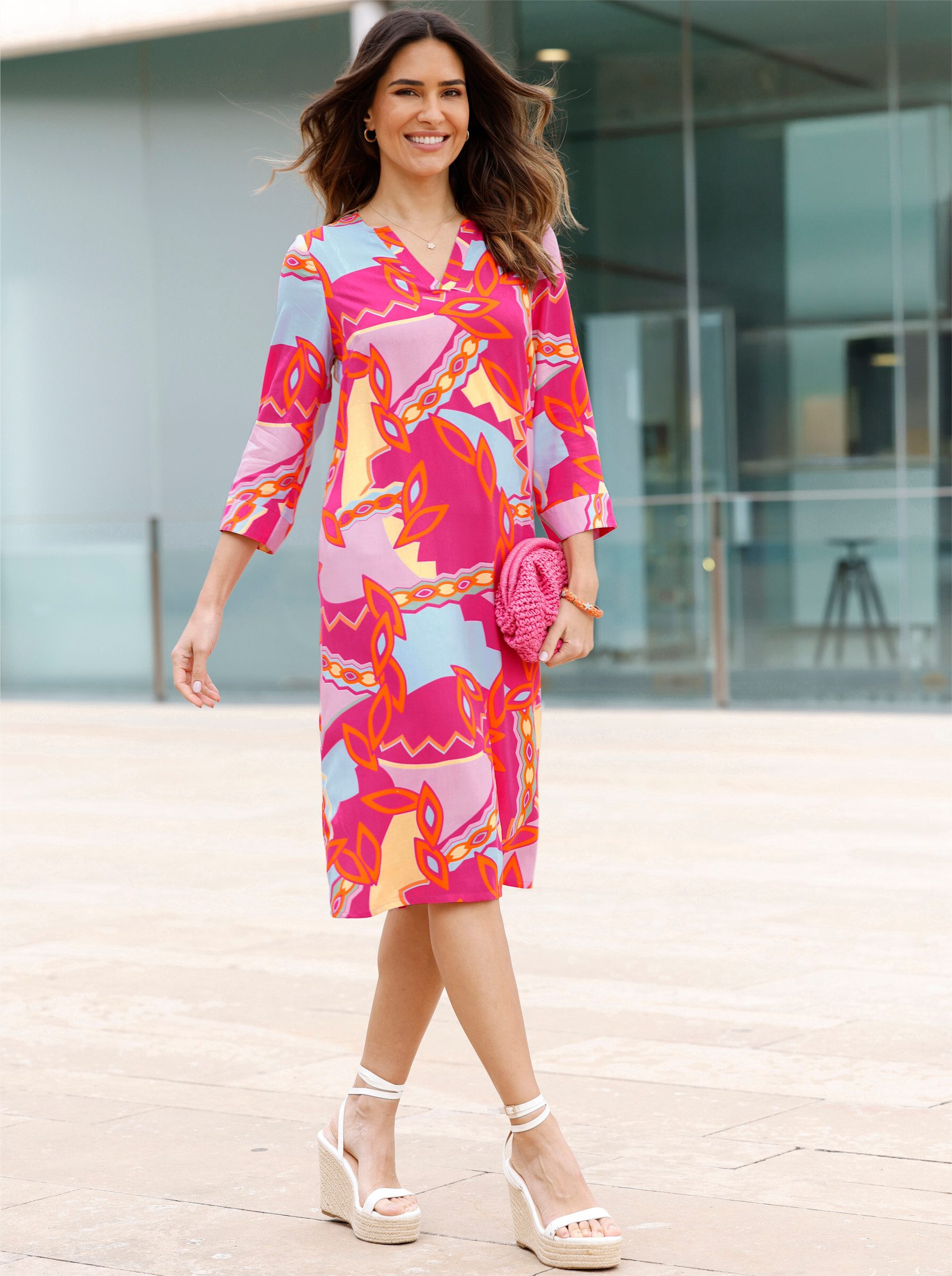 Sieh an! Etuikleid Kleid 3/4-Arm