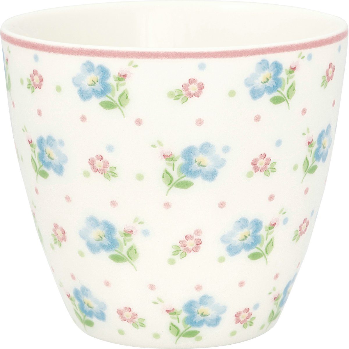 Greengate Кружки Rosalia Latte Cup white 0,35l, Steinzeug