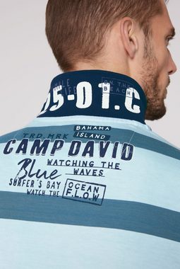 CAMP DAVID Poloshirt mit Seitenschlitze