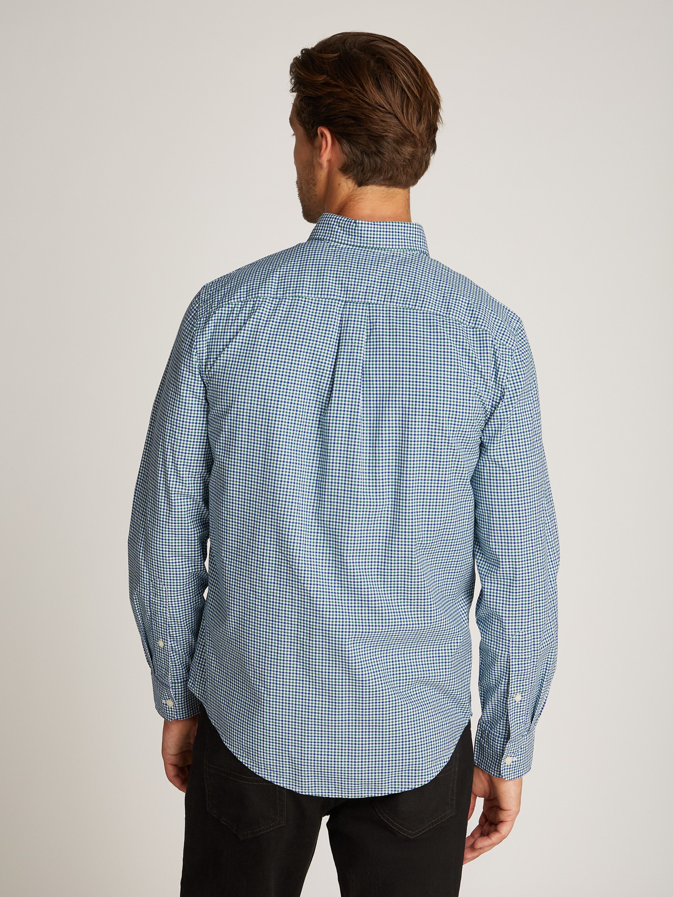 Tommy Hilfiger Businesshemd FLEX POPLIN GINGHAM günstig online kaufen