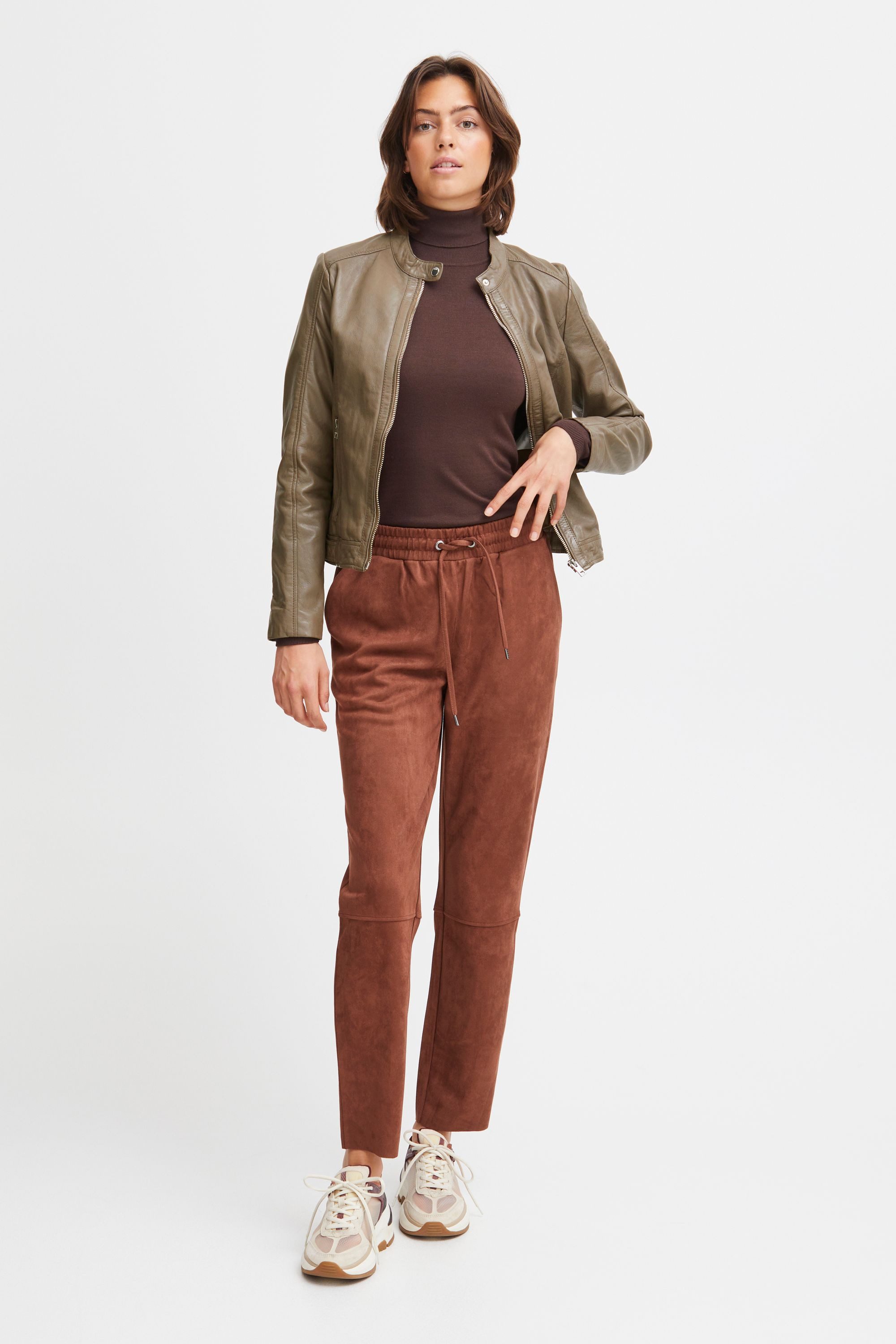 OXMO Lederjacke OXDenise Modische Echtlederjacke günstig online kaufen