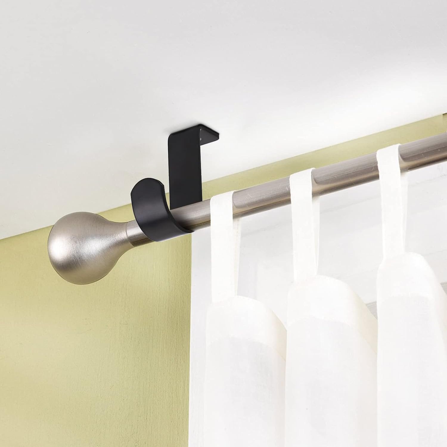 BlingBin Gardinenstangenhalter Deckenhalterung Vorhangstange Halter, Metall günstig online kaufen