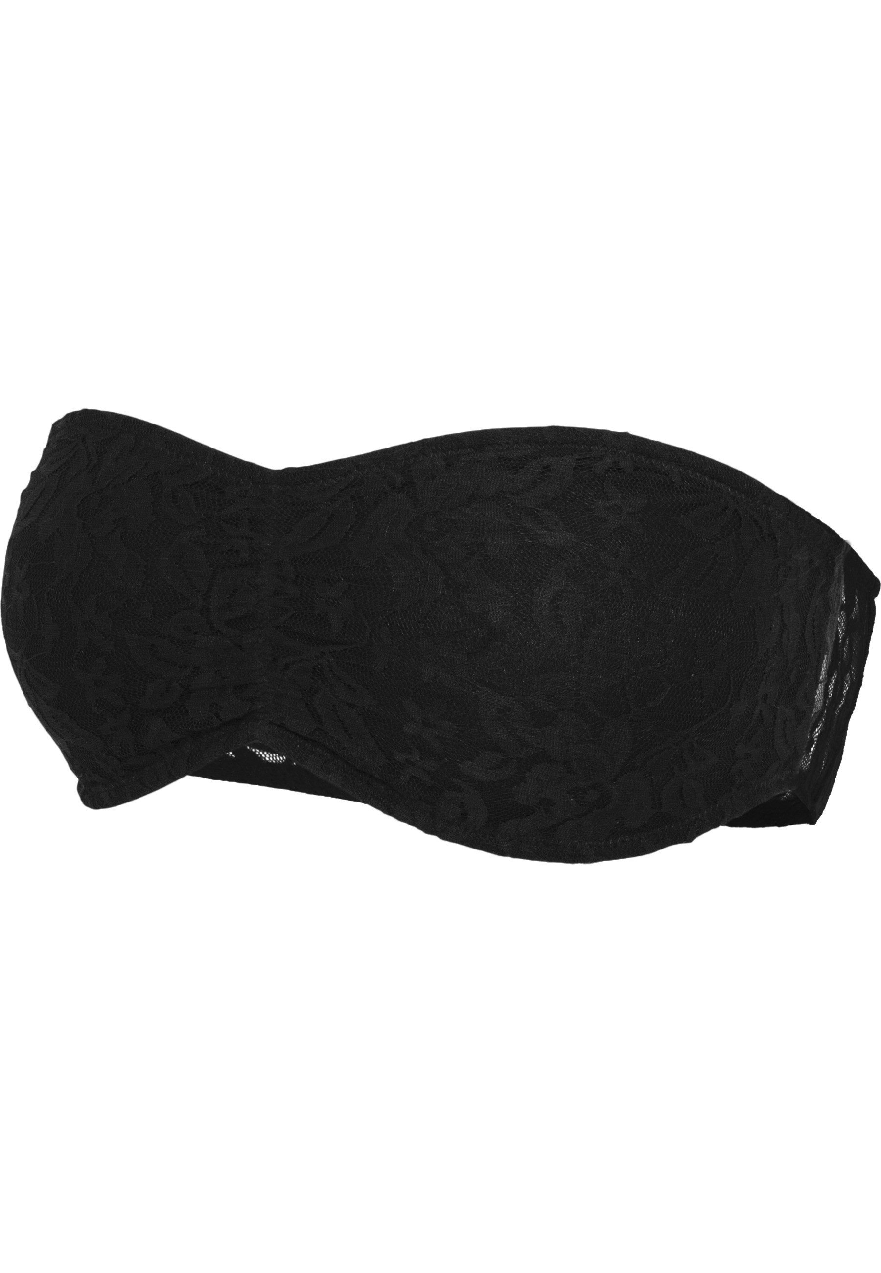 URBAN CLASSICS Sport-BH Urban Classics Damen Ladies Laces Bandeau