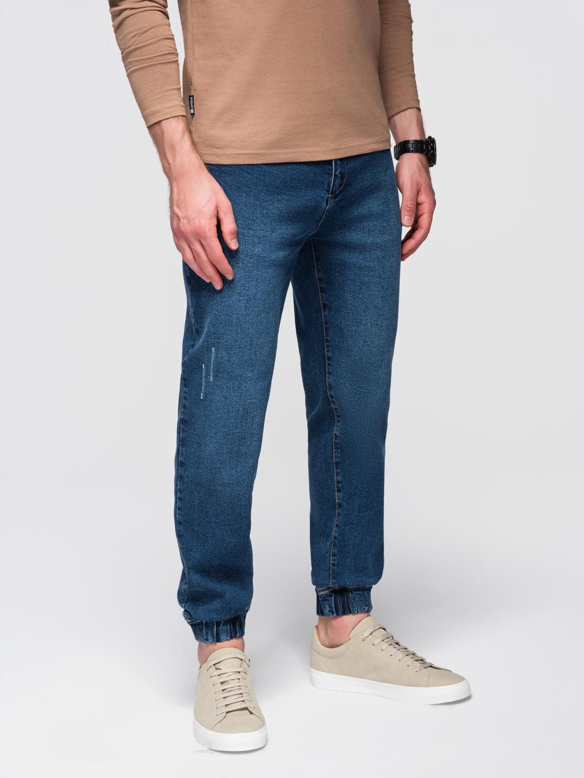 OMBRE Джинсыjeggings Herren-Jeanshose mit klassischem Bund