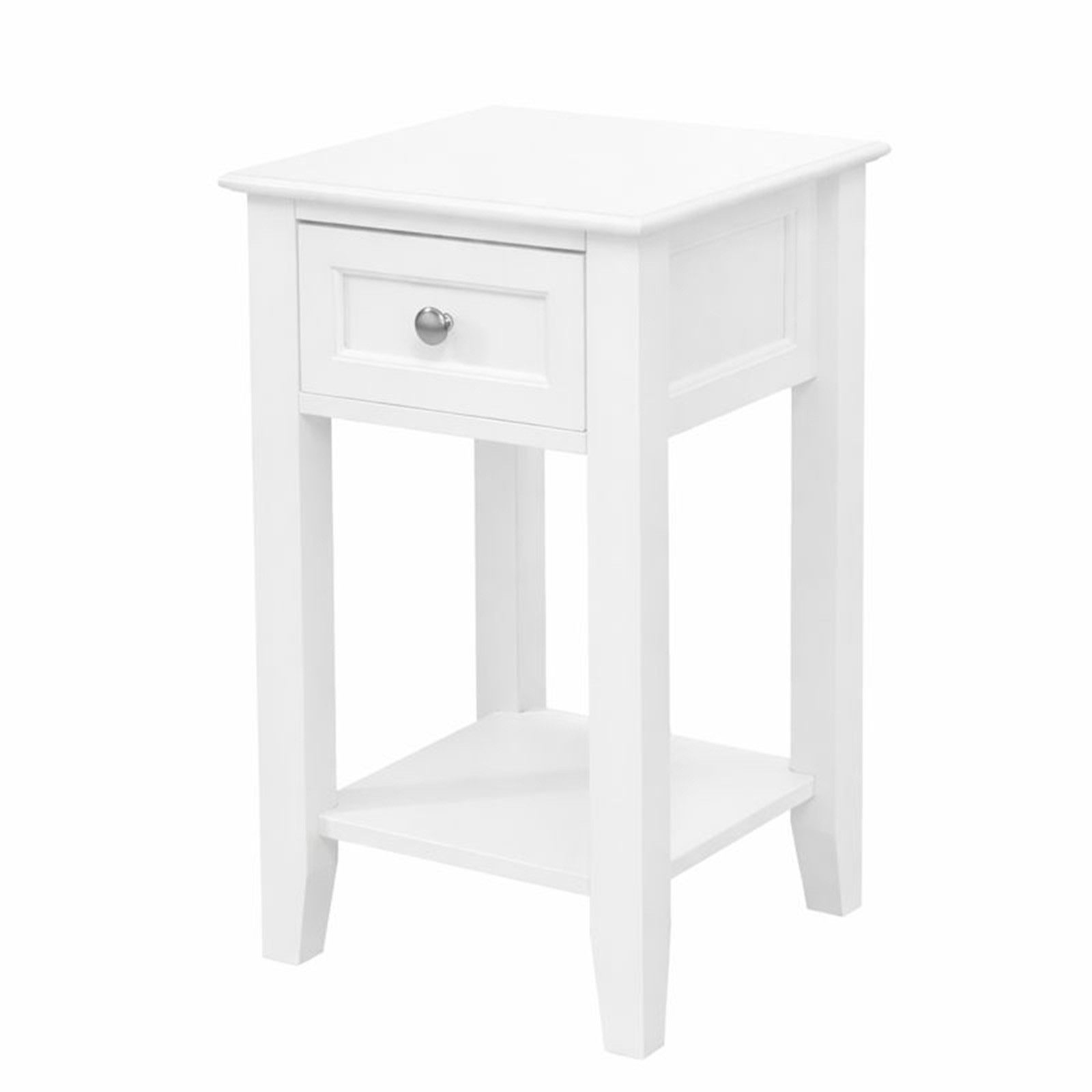 HTI-Living Beistelltisch Beistelltisch Lara Weiß (Stück, 1-St., 1 Beistelltisch ohne Dekoration), Ablage Nachttisch Telefontisch
