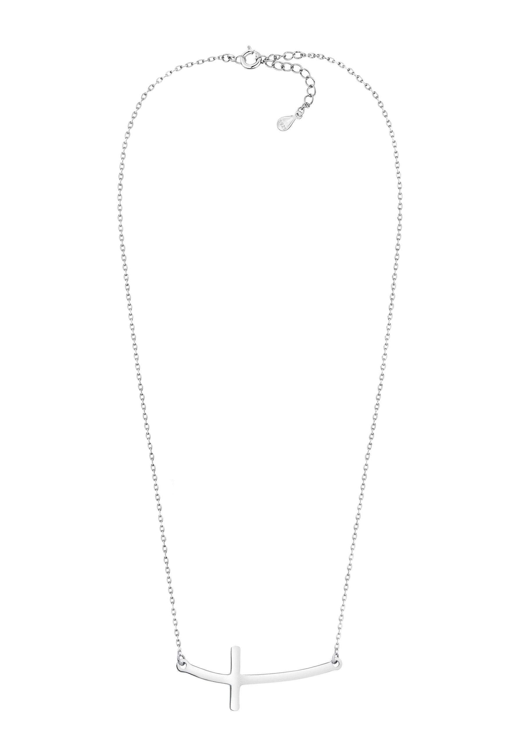 Sofia Milani Kette mit Anhänger Kreuz (No information, No information), 925 Silber Damen Schmuck - N0234 – Bild 5 von 5