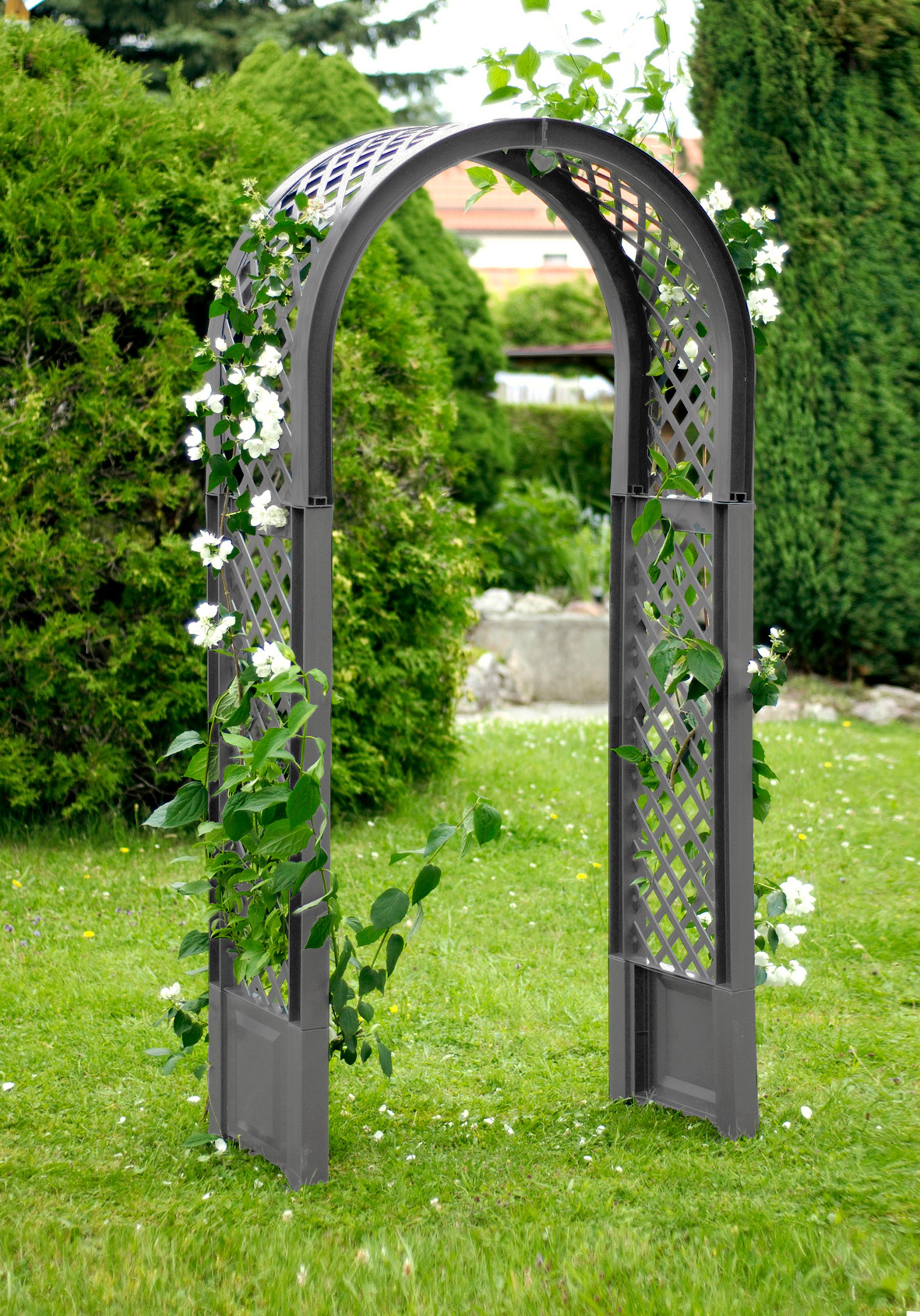 KHW Rosenbogen, BxTxH 100x6x207 cm, mit Erdspieß OTTO