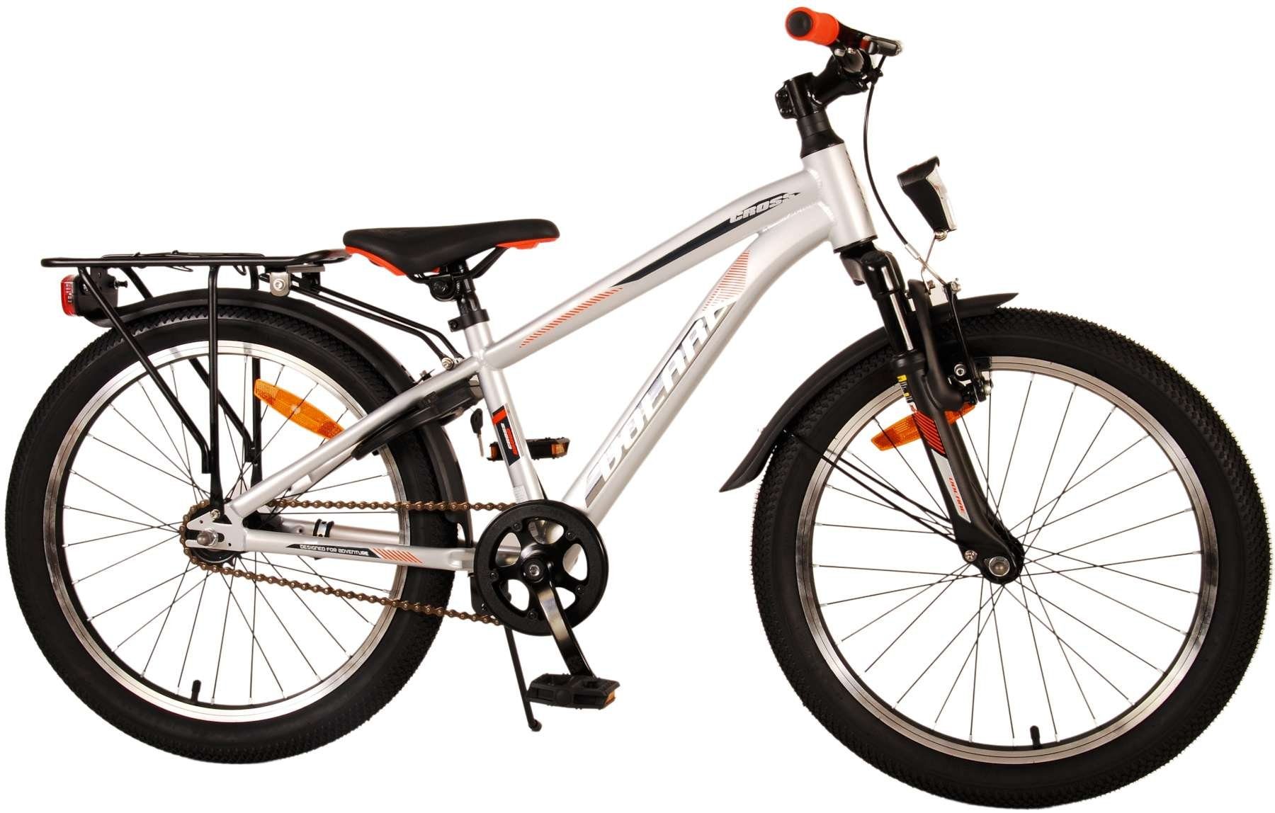 Volare Kinderfahrrad - Cross - Jungen - 26/ 24/20 Zoll- bis 115 kg - Rücktrittbremse, 85% zusammengebaut, 8 - 12 Jahre, Aluminiumfelgen