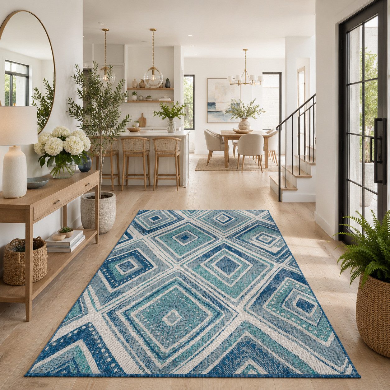 Pergamon Outdoorteppich In- und Outdoor Teppich Carpetto, Rechteckig, Höhe: 6 mm