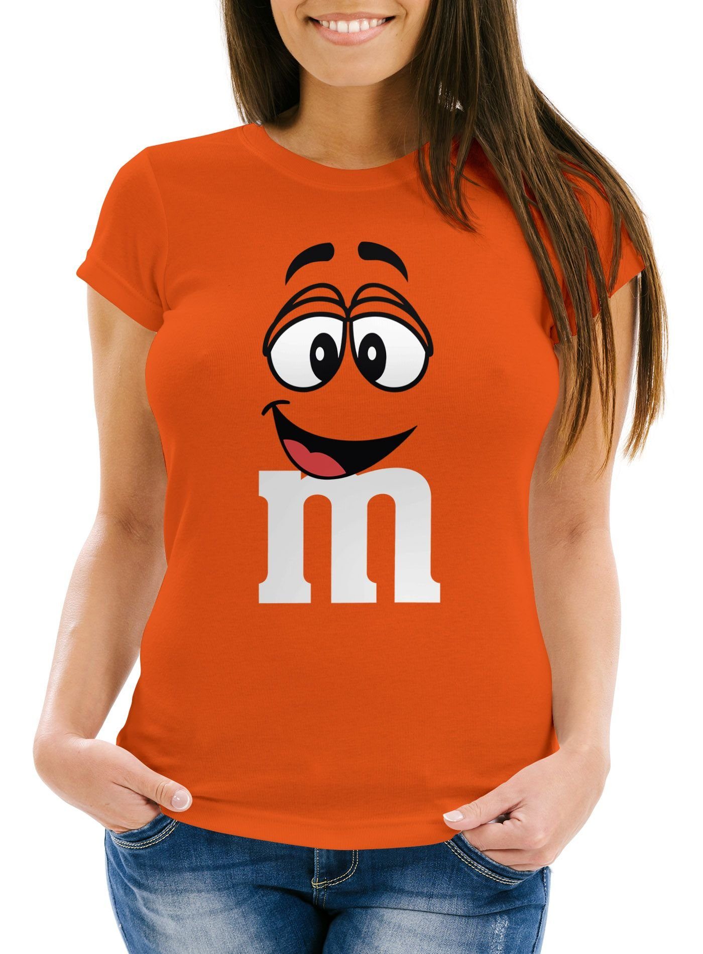 MoonWorks Print-Shirt Damen T-Shirt Fasching Karneval günstig online kaufen