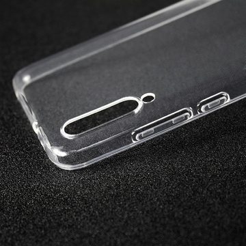 CoverKingz Handyhülle Xiaomi Mi 9 Lite Handyhülle Silikon Case Schutzhülle Cover Schale Klar