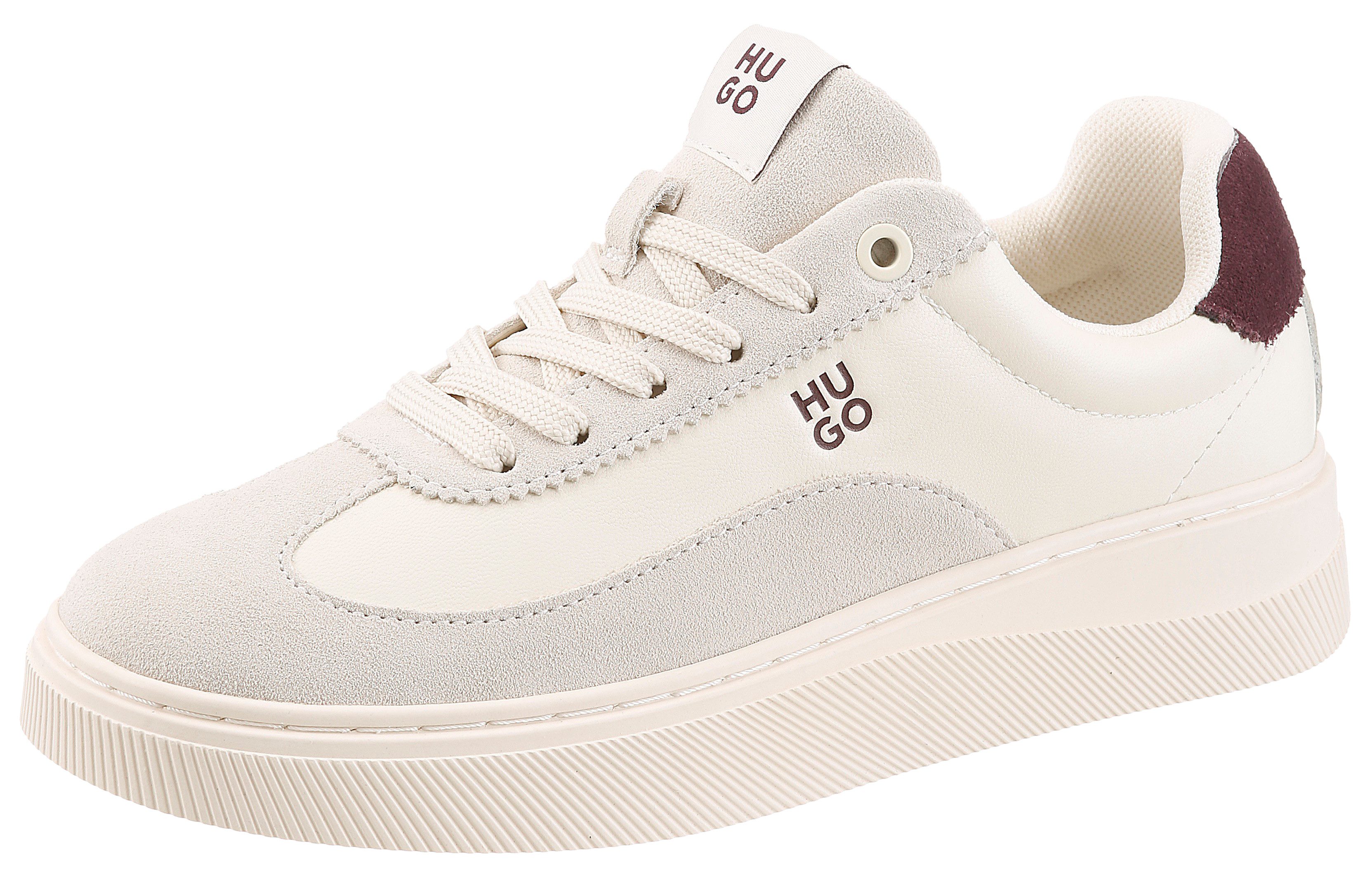 HUGO Lyzz Tenn Sneaker Schnürschuh, Freizeitsneaker, Halbschuh mit Kontrast günstig online kaufen