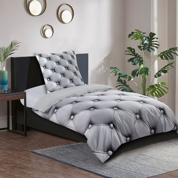 Bettwäsche Comfort 135x200 cm, Bettbezug und Kissenbezug, Sanilo, Baumwolle, 4 teilig