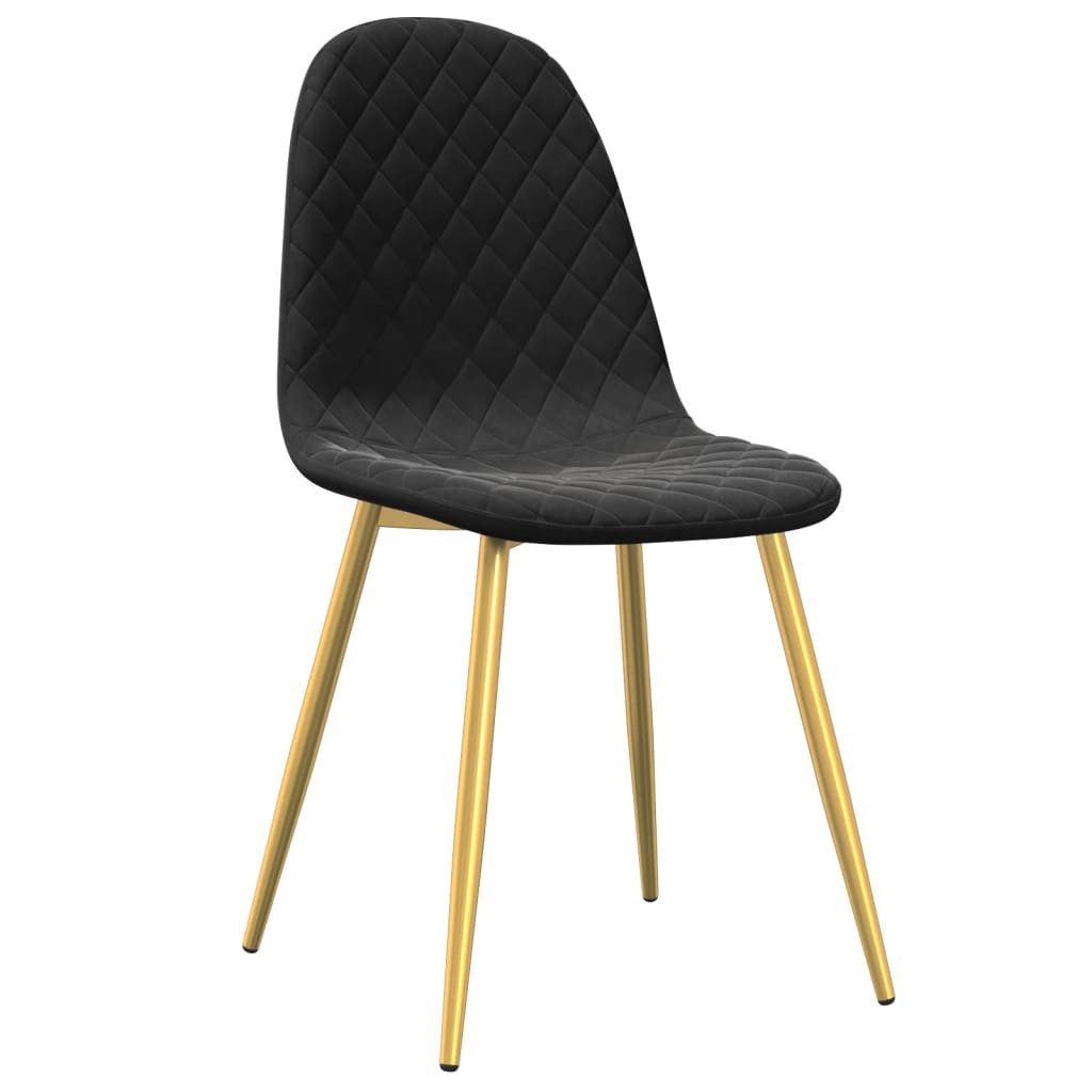 vidaXL Esszimmerstuhl Esszimmerstühle 4 Stk. Schwarz günstig online kaufen