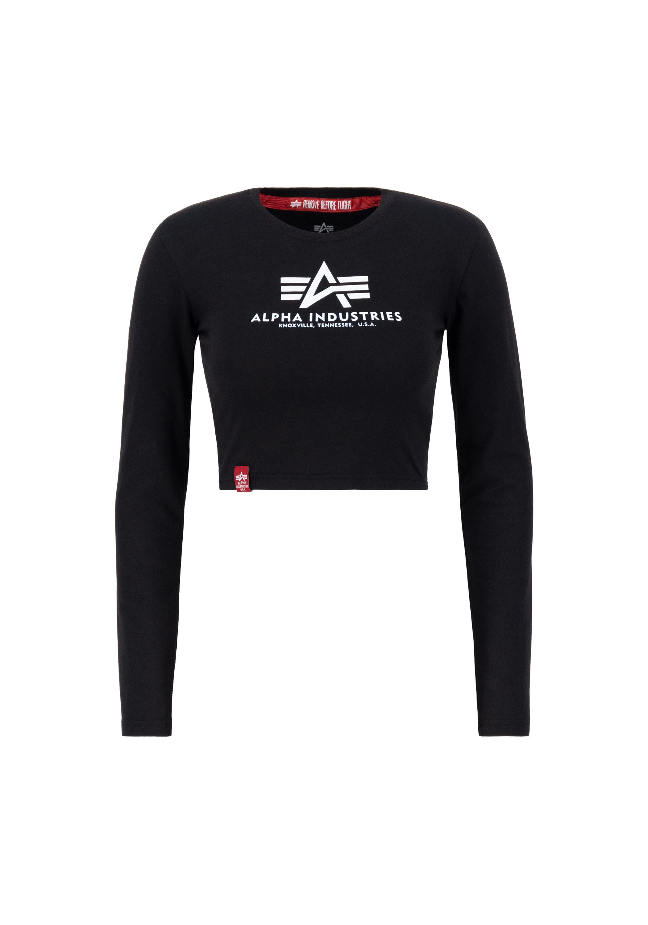 Alpha Industries Sweater "Basic Cropped Longsleeve W" günstig online kaufen