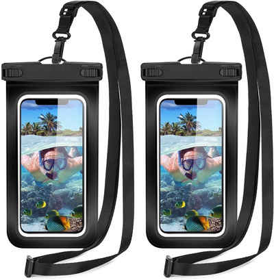 MAVURA Handyhülle Wasserdichte Handy Schutzhülle Unterwasserhülle Handytasche Wasserdicht Smartphone Hülle umhängen Universal Schutzhülle für Iphone Samsung [2er Set]